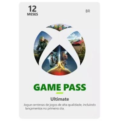 Xbox Game Pass Ultimate 1 ano - Mídia Digital Xbox One / Xbox Séries X/S