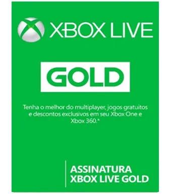 Live Gold 2 Meses Xbox Mídia Digital